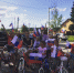 В деревне под Чеховом устроили велопробег в честь российского триколора - Chehov-Vid.Ru