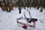 В Чехове завершили первый этап благоустройства Губернского лесопарка