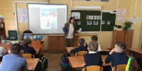 Новый занимательный экоурок провел регоператор в школе округа Чехов - Chehov-Vid.Ru