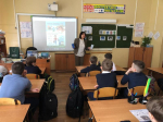 Новый занимательный экоурок провел регоператор в школе округа Чехов