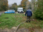 Ликвидировать утечку на теплотрассе в Ровках планируют 29 сентября