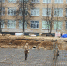 Начало положено: рабочие делают каркас фундамента для пристройки к гимназии в Чехове - Regions.Ru